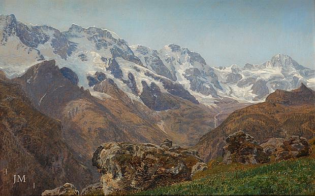 Janus La Cour (1837 - 1909)-Mürren, Bernese Oberland, Switze | John ...