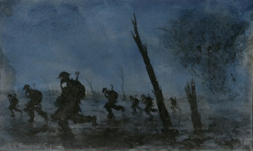 Gunner F J Mears: watercolours from the Great War