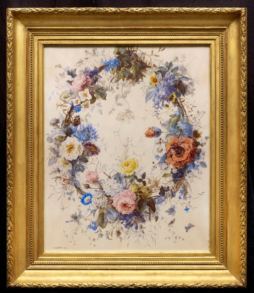 Fanny Burat - flower painting mastery on vellum