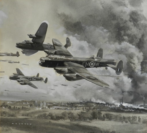 Original painting by Frank Wootton OBE PPGAvA