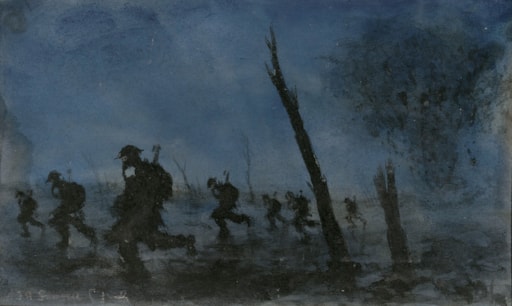 Gunner F J Mears: watercolours from the Great War
