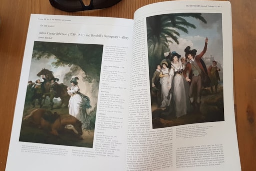 Julius Caesar Ibbetson (1759-1817) and Boydell's Shakspeare Gallery